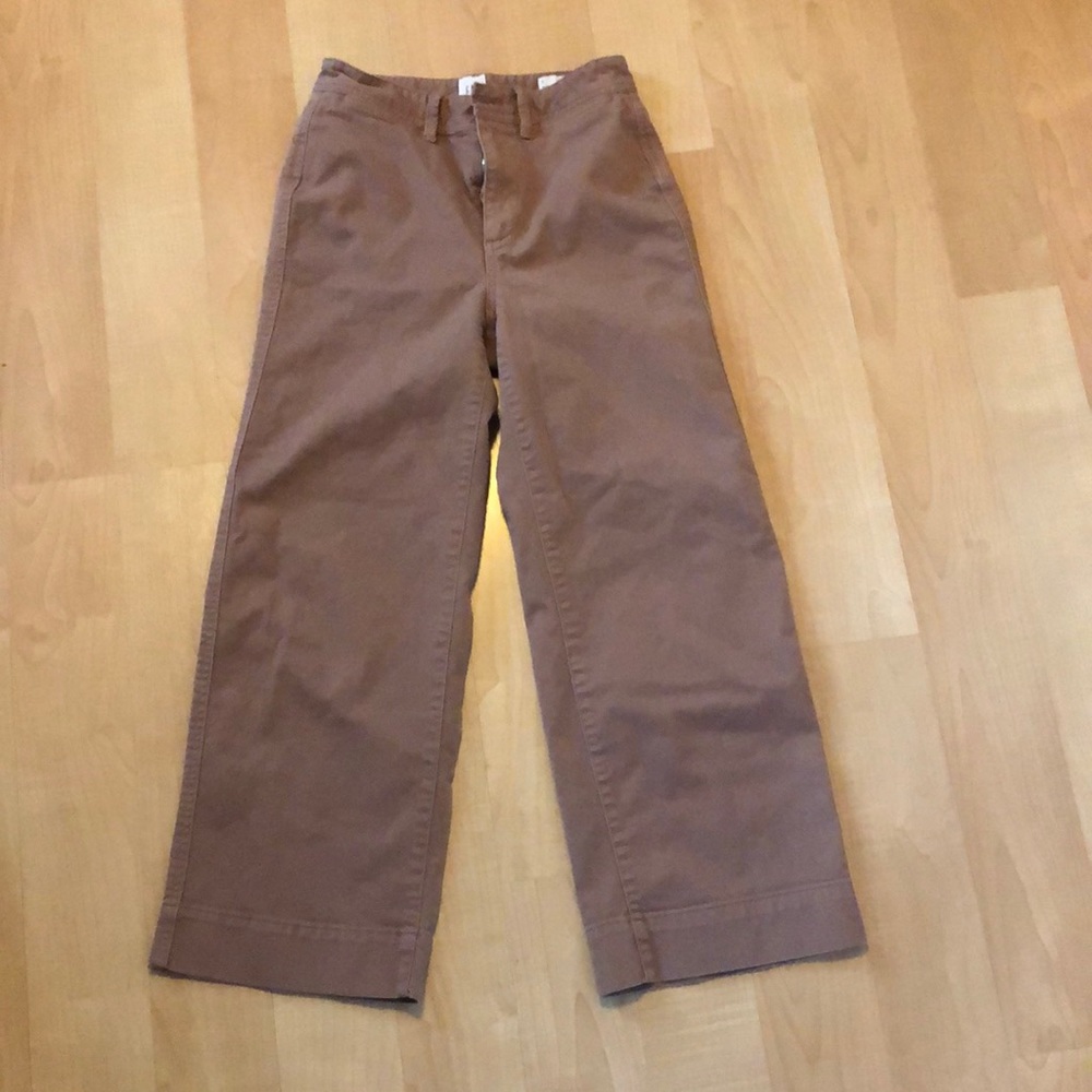 Gap High Rise Wide-Leg Crop Pants